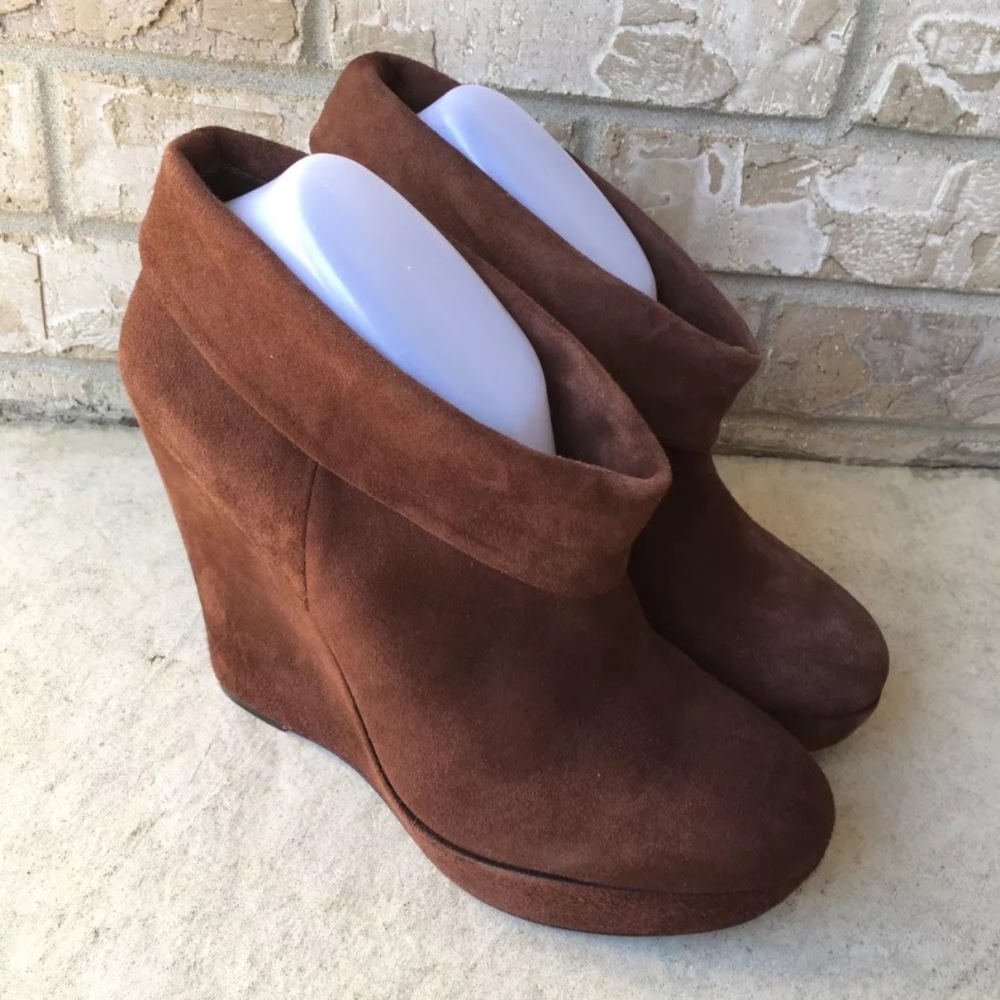 New POUR LA VICTOIRE "IDA" Wedge Platform Booties Size 9M🌸 - Picture 2 of 8
